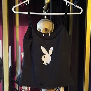 Vintage playboy tank top y2k
